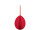 honeycomb egg paper B1, h 30cm, Ø 21cm, red