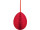 oeuf en nid dabeilles papier B1, h 40cm, Ø 28cm, rouge