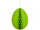 honeycomb egg paper B1, h 50cm, Ø 35cm, green