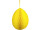 honeycomb egg paper B1, h 50cm, Ø 35cm, yellow