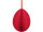 oeuf en nid dabeilles papier B1, h 50cm, Ø 35cm, rouge