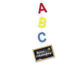 hanger "back to school ABC" colourful,...
