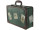 travel case metal, green, 29 x 21 x 10cm