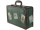 valise de voyage en métal, vert, 29 x 21 x 10cm