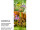 textile banner "ladder wagon/flowers", 75 x 180cm, brown/colored, tubular seam top+bottom