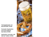 Textilbanner "Bayern Bier/Brezel", 75 x 180cm,...