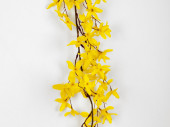 guirlande de forsythias brun/jaune, l 180cm