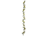 mixed flower garland "florale", green/coloured,...