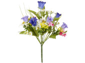 mixed alpine flower bouquet, green/coloured, h 33cm,...