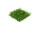 grass plate meadow without flowers green, 25 x 25 x h 6cm