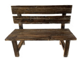 bench wood "antique-art", brown-vintage, w 50 x...
