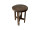Hocker Holz "Antik-Art", braun-vintage, Ø 24 x H 35cm