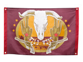 drapeau "Wild West" multicolore 60 x 90cm
