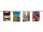 chaîne de drapeaux "Wild West" multicolore, l 10m, drapeaux 23 x 35cm