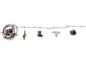 garland "Wild West" colorful, l 200cm, 8-pcs.
