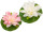 nénuphar "Lotus" sur feuille, Ø 22cm, diff. couleurs