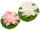 water lily "Lotus" on leaf, Ø 22cm, var. colors