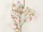 guirlande de fleurs "Deluxe", vert/rose, l 180cm