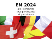 Flaggenset XL EM 2024 alle 24 Teilnehmerländer 90 x...