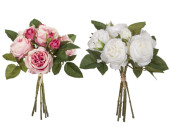 bouquet de roses "anglaises", l 40cm, Ø...