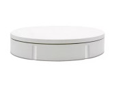 rotating table white, plastic, 230V, load capacity 50kg,...