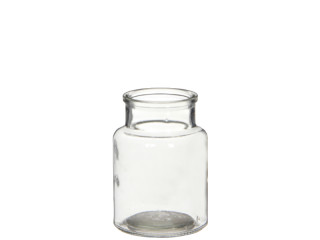 glass bottle "Medicine", clear, small, Ø 7 x h 10cm