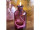 glass bottle "Riga", color, Ø 7 x h 12cm, set of 3 pcs., pink-mix