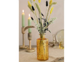 bouteille en verre "Trend", Ø 9 x h 21cm, jaune