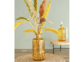 bouteille en verre "Trend", Ø 9 x h 21cm, jaune