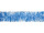Foliengirlande "Bayern" B1, blau/weiss, Ø 12cm, L 400cm, schwer entflammbar