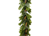 Girlande Tannenmix, mit Zapfen, grün/braun, L 150cm,...