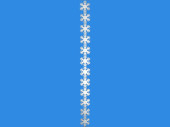 Schneekristallgirlande weiss, Watte, L 180cm, 12...