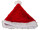 Santa Claus hat plush, red/white, h 45cm, unisize