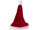 Santa Claus hat plush, red/white, h 45cm, unisize