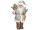 Santa Claus “nostalgic”, gray/brown, h 49cm