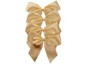 bows "satin", set of 4, w 12cm x h 10cm, gold