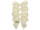 noeuds "satin", lot de 4, l 12cm x h 10cm, crème