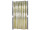 Band "Double Face Satin", 2-farbig, B 3mm x L 50m, weiss/gold
