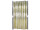 ruban „double face satin“ , 2 couleurs, l 3mm x L 50m, blanc/or