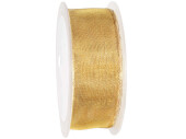 Band “Organdy Metallic”, B 40mm x L 20m, gold