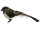 moineau oiseau debout, avec plumes, marron, p 5 x h 8 x l 18cm