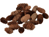 pine cones elongated 200g, natural, approx. 18 - 20...