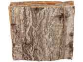 Birkenrinde-Platten, natur, 30 x 30cm, 12 Stück