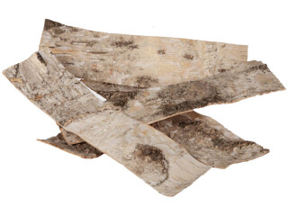 birch bark boards, natural, 40 x 10cm, 12 pieces