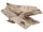 birch bark boards, natural, 40 x 10cm, 12 pieces