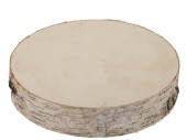 birch wood tree slice, thick, natural, 6cm thick,...
