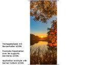 textile banner "autumn sunset", 75 x 180cm,...