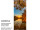 textile banner "autumn sunset", 75 x 180cm, orange/blue, tubular seam top+bottom
