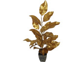 arbre "magnolia deluxe", en pot, or/cuivre,...