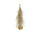 fir tree "modern art", balls on spirals, gold, h 38cm, Ø 15cm